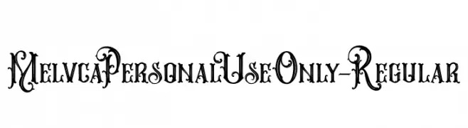 MelvcaPersonalUseOnly-Regular  baixar fontes gratis