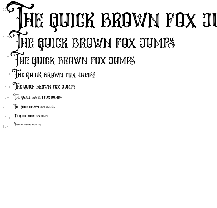 MelvcaPersonalUseOnly-Regular Waterfall