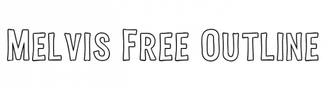 Melvis Free Outline  नि: शुल्क फ़ॉन्ट्स डाउनलोड