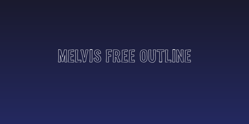 Melvis Free Outline Social Header