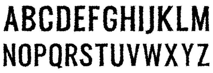 Melvis Free Rough Font OTHER CHARS