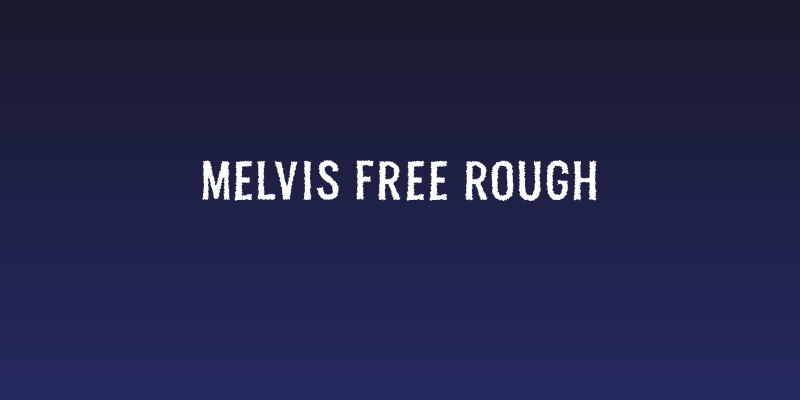 Melvis Free Rough Social Header