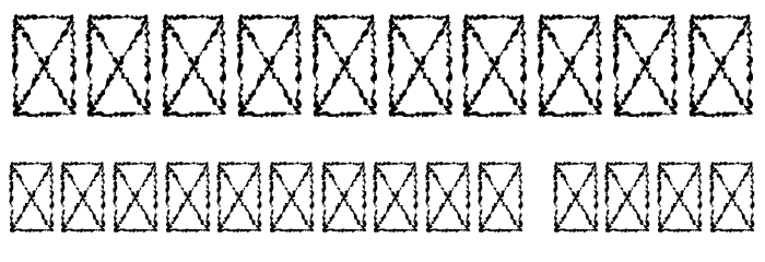 MelvisFree-Rough Font OTHER CHARS