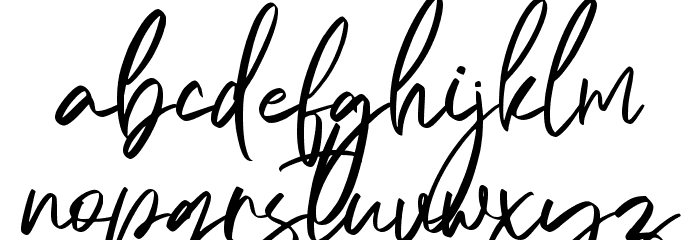 Melvista Font LOWERCASE
