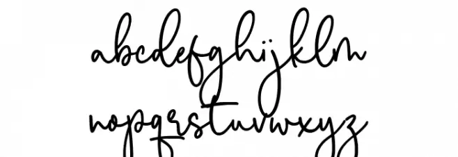 Melwisa Jameson خط أحرف صغيرة