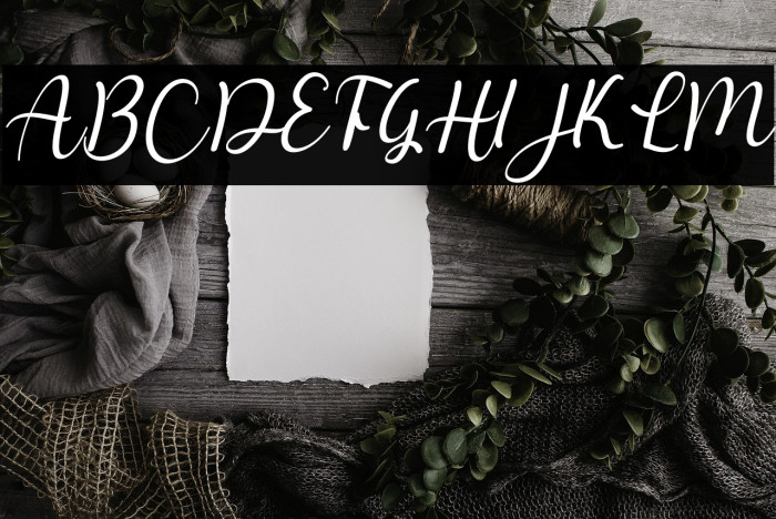 Melya Italic Example 3