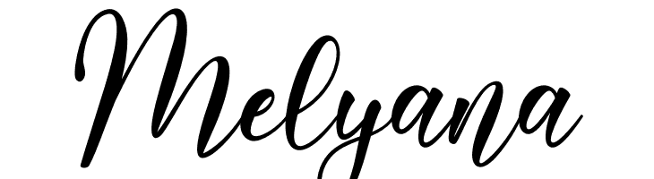 Melyana  font caratteri gratis