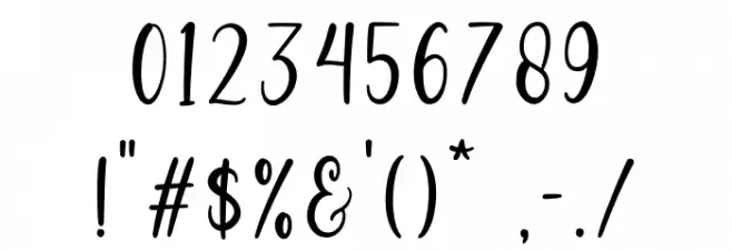 Melyna Font OTHER CHARS