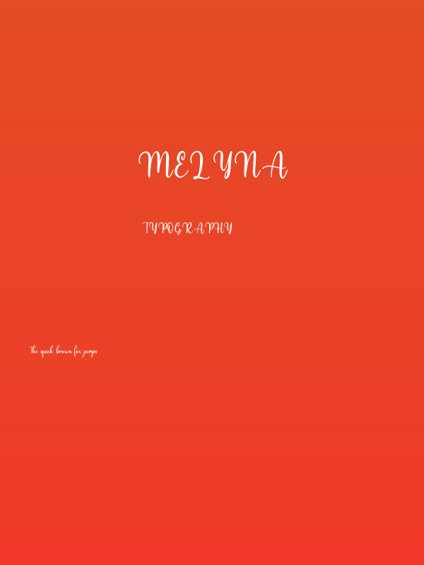 Melyna Poster