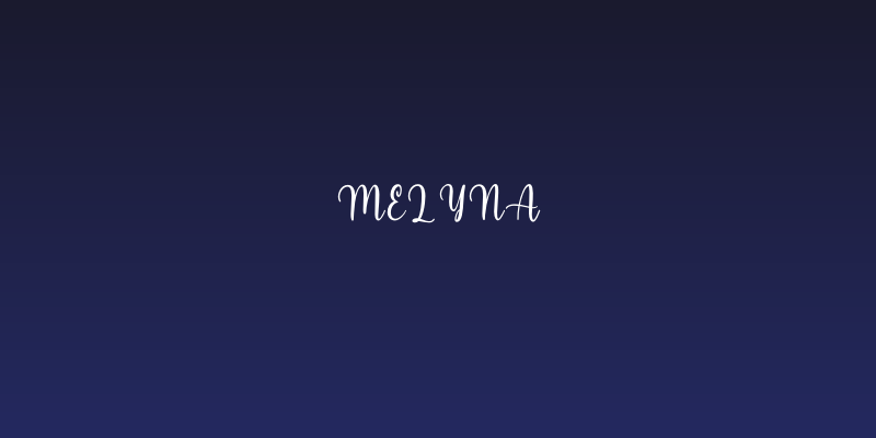 Melyna Social Header