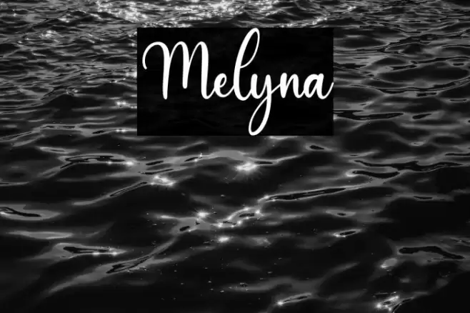 Melyna Font examples