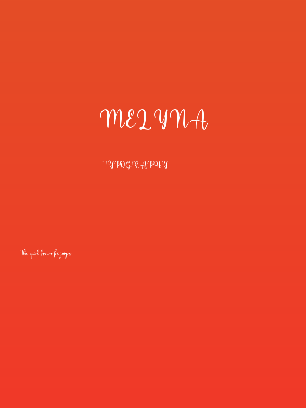 Melyna Poster