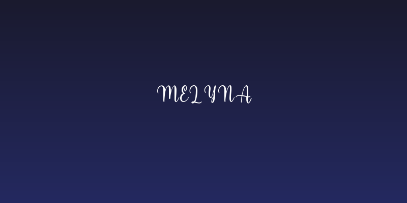 Melyna Social Header
