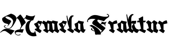 Memela Fraktur Font