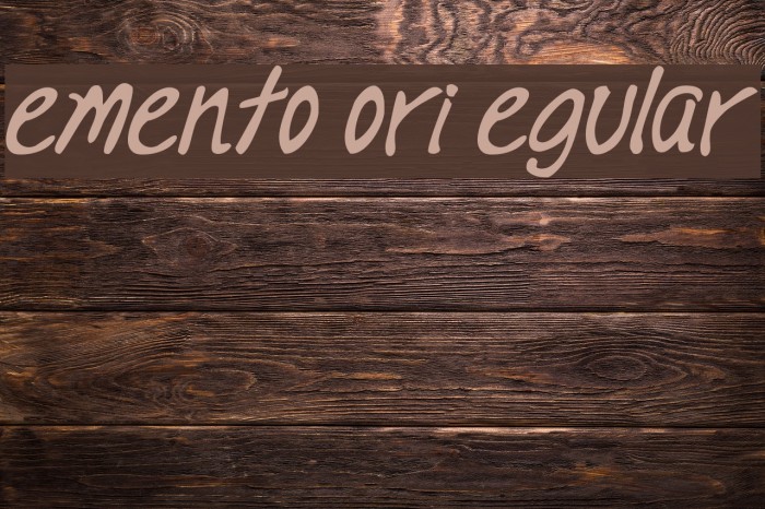 Memento Mori Regular Font examples