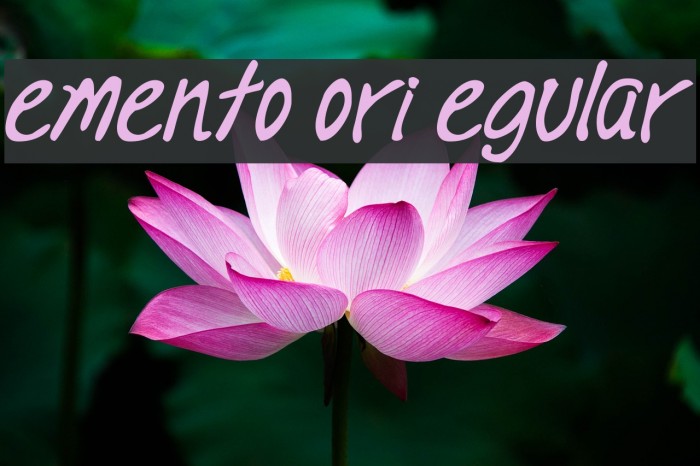 Memento Mori Regular Font examples