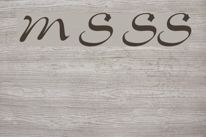 Memo Script SSi Font examples