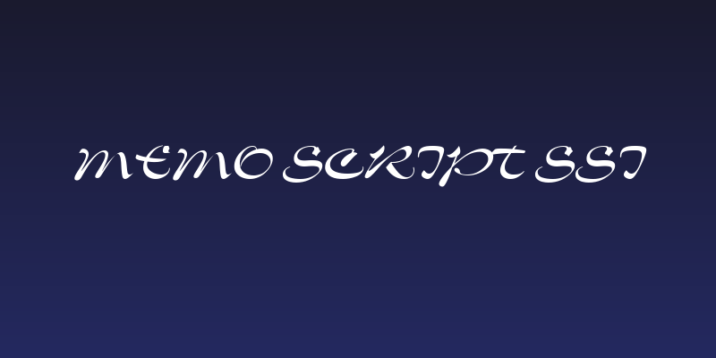 Memo Script SSi Social Header