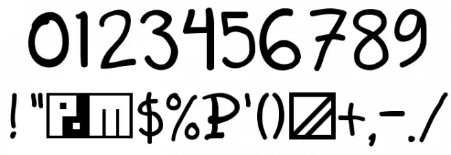 Memo to Self Font OTHER CHARS