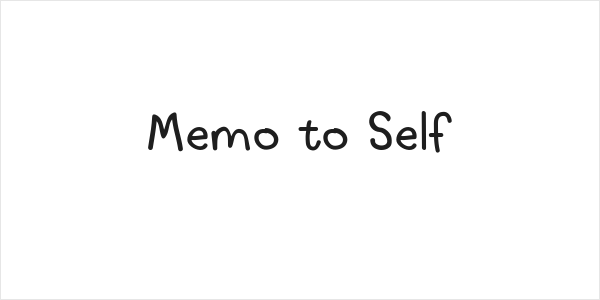 Memo to Self Logo