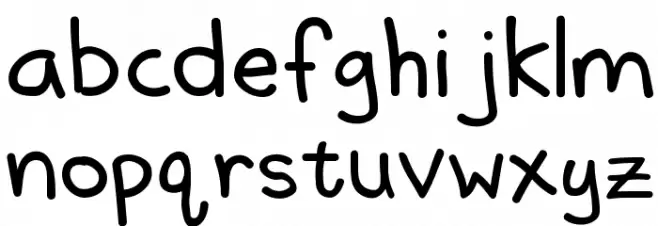 Memo to Self Font LOWERCASE
