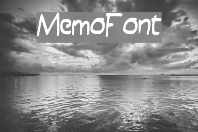 MemoFont Example 2