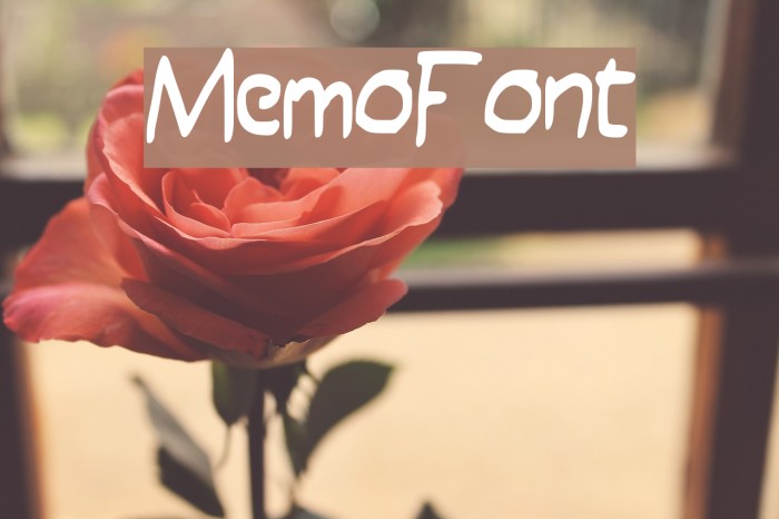 MemoFont Font examples