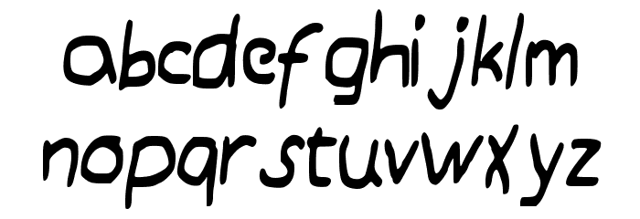 MemoFont Font LOWERCASE