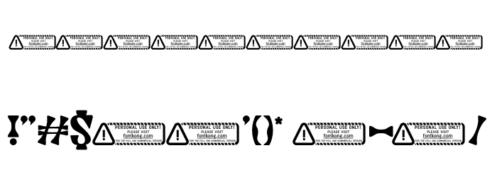 Memoire Font OTHER CHARS