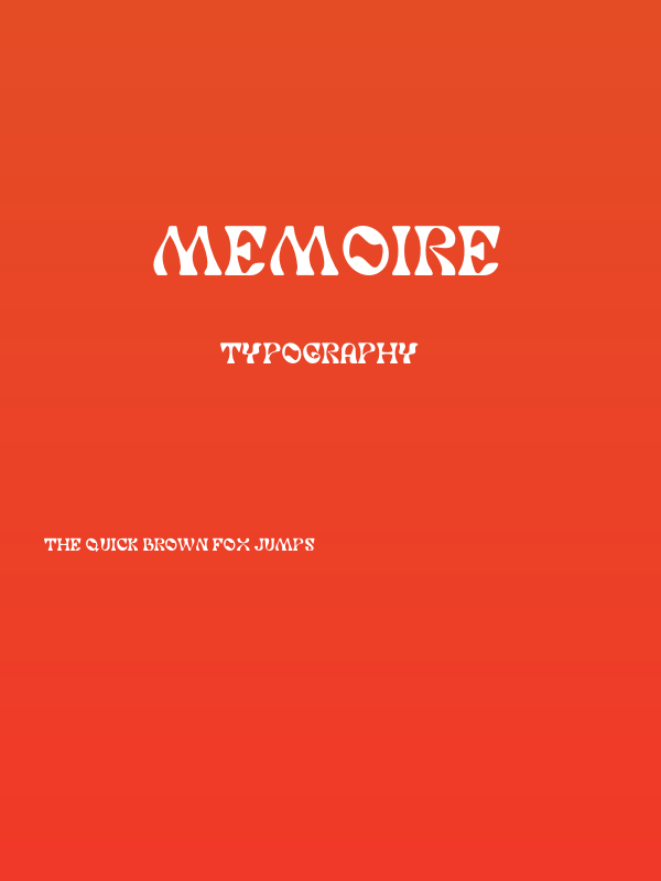 Memoire Poster