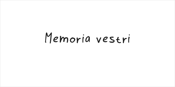 Memoria vestri Logo