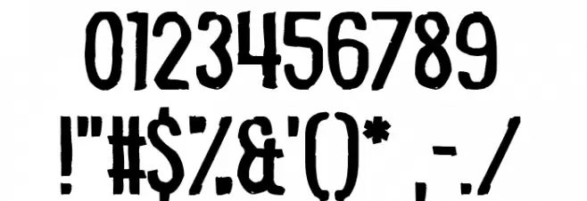 Memorial Lane Font OTHER CHARS