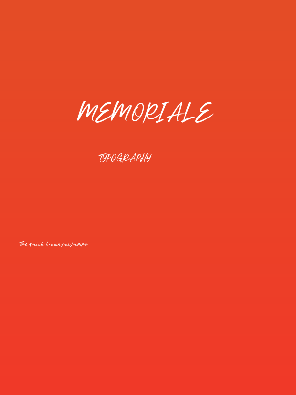 Memoriale Poster