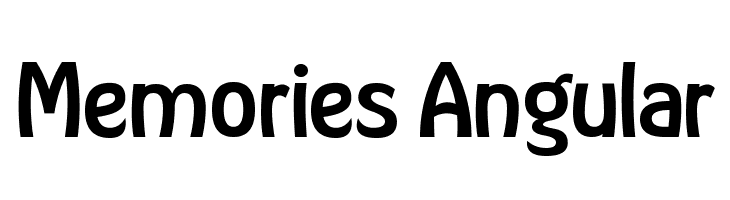 Memories Angular Font