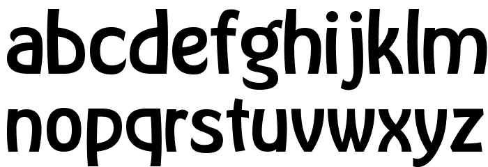 Memories Angular Font LOWERCASE