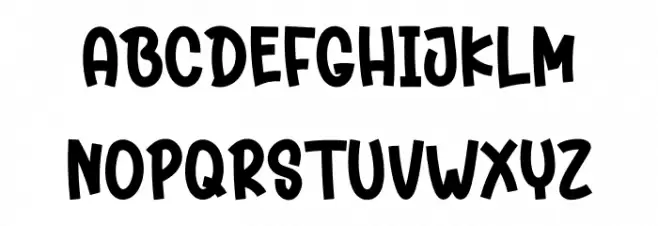 Memories Christmas フォント 大文字