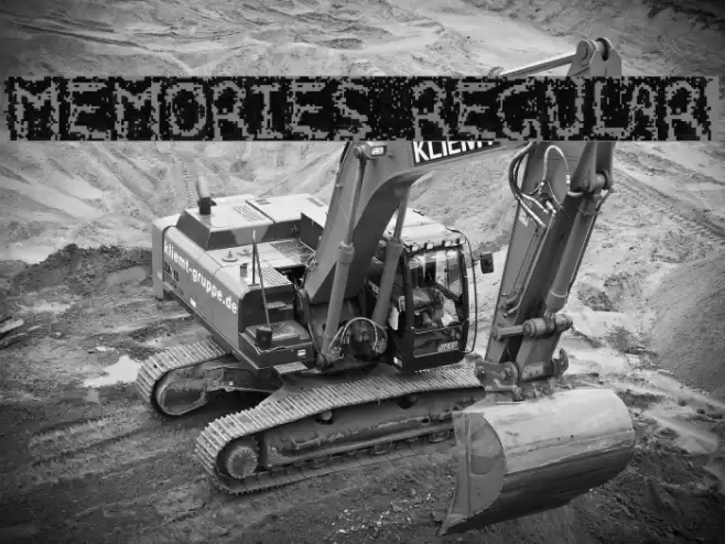 Memories Regular Font examples