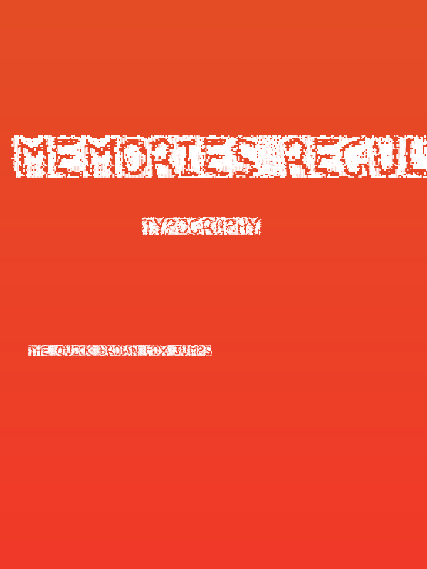 Memories Regular Poster