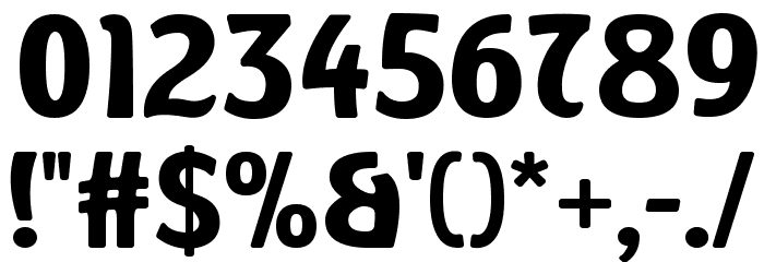 Memories Round Bold Font OTHER CHARS