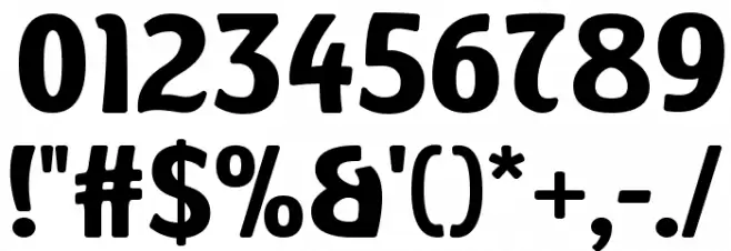 Memories Round Bold Font OTHER CHARS