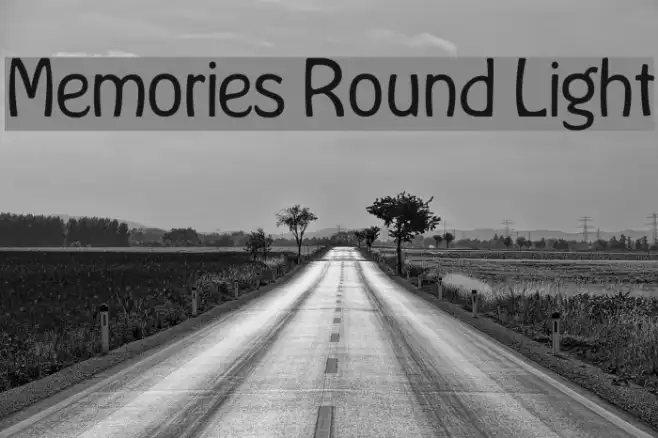 Memories Round Light Example 2