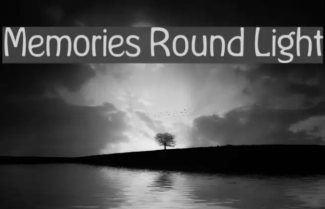 Memories Round Light Example 3