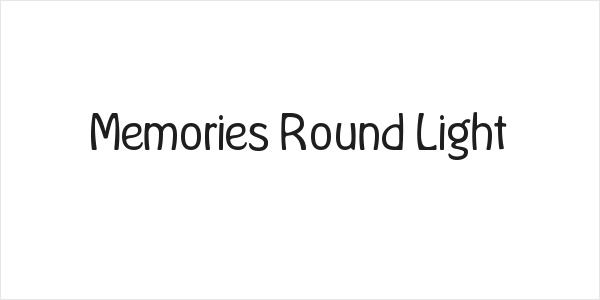 Memories Round Light Logo