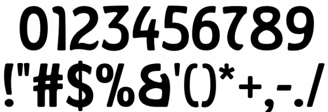 Memories Round Font OTHER CHARS