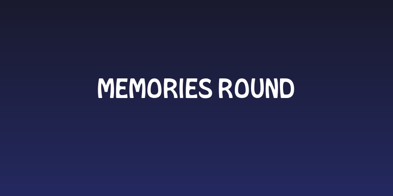Memories Round Social Header