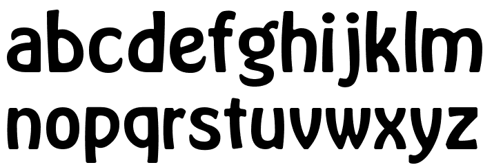 Memories Round Font LOWERCASE