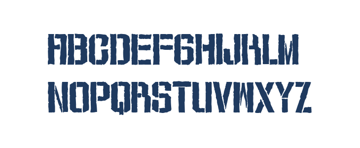 Memories Stencil Uppercase