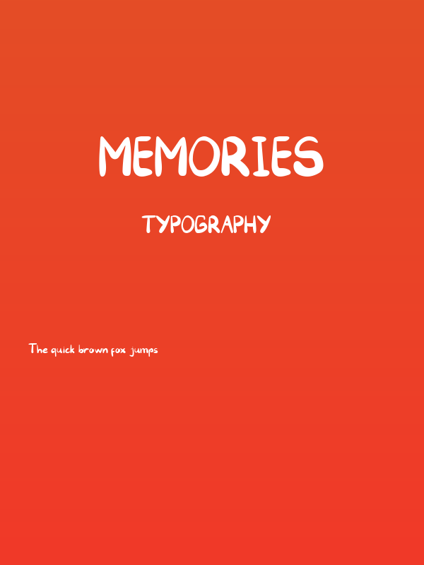 Memories Poster