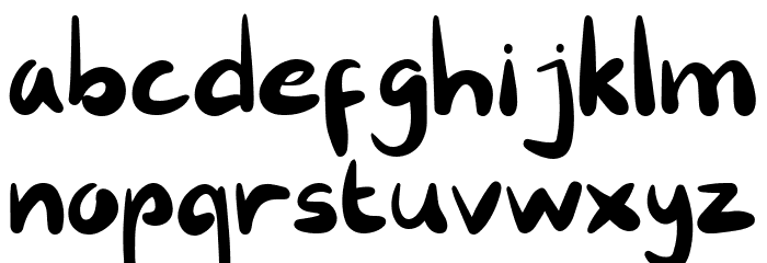 Memories Font LOWERCASE