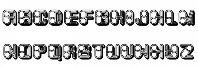 Memory Extravagant Light Regular Schriftart Groß